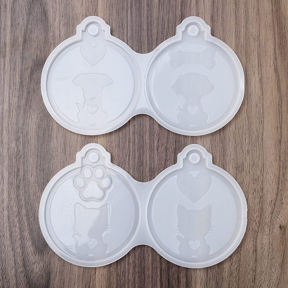 DIY силиконовые формы для кулона, формы для литья смолы, для уф-смолы, изготовление подвесок из эпоксидной смолы, белые