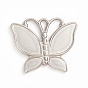 304 Stainless Steel Pendant Enamel Settings, Butterfly