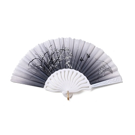 Oriental Fan, With Cloth, Fan, White