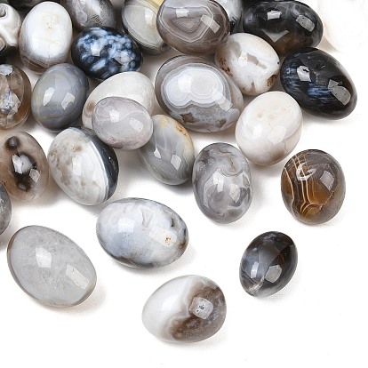 Cuentas naturales de ágata botsuana, piedra caída, pepitas, sin agujero / sin perforar, Gemas para rellenar jarrones/sin perforar, gemas de relleno de jarrones