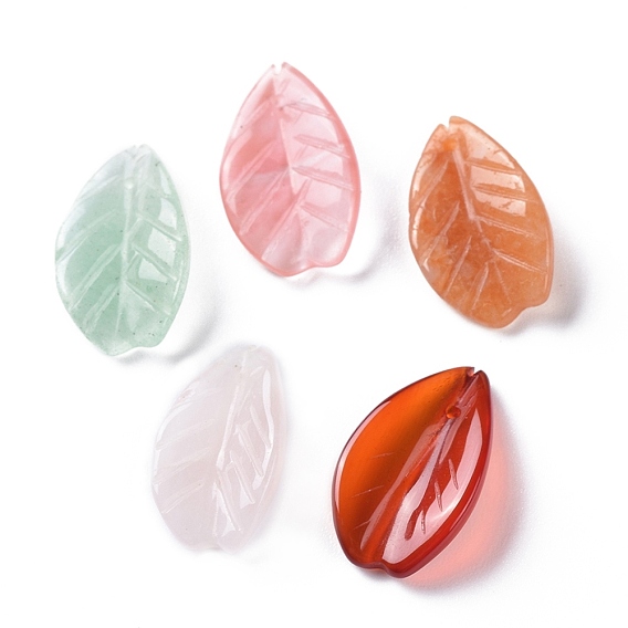 Gemstone Pendants, Leaf