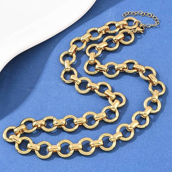 13мм 304 ожерелья из цепочек с кольцами из нержавеющей стали, ионное покрытие (ip)