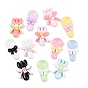 Opaque Resin Imitation Tableware Cabochons, Spoon & Fork