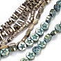 Electroplate Non-magnetic Synthetic Hematite Beads Strands, Mixed Shapes