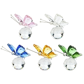 Glass Crytsal Butterfly Display Decorations, for Home Decoration
