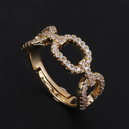 Adjustable Copper Plated Gold Ring for Women - Unique and Stylish Finger Jewelry with Cold European Charm