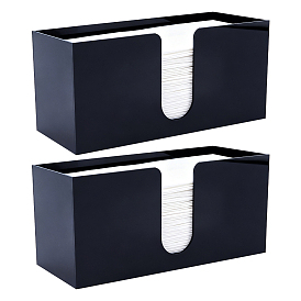 2шт. акриловых держателей для бумаги, подставка для туалетной бумаги, прямоугольные