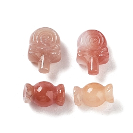 Natural Agate Beads, Candy/Lollipop