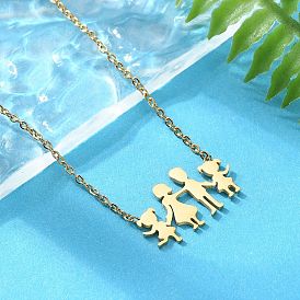 304 подвески из нержавеющей стали для женщин, ионное покрытие (ip)