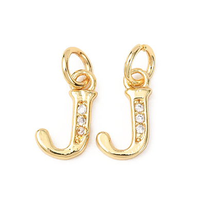 Micro cuivres ouvrent charmes de zircons, sans cadmium et sans plomb, réel 18 k plaqué or, avec anneau de saut