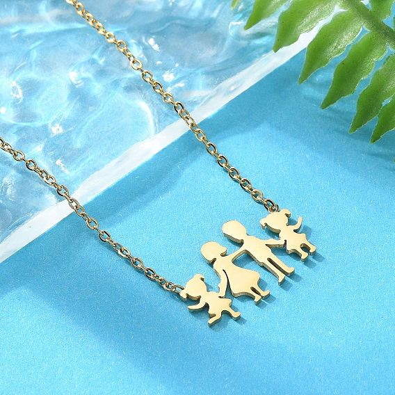 304 подвески из нержавеющей стали для женщин, ионное покрытие (ip)