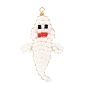 Halloween TOHO Glass Seed Beaded Pendants, with Copper Wire