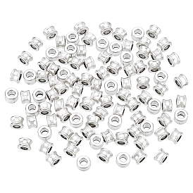 100шт. бусины из европейского сплава в тибетском стиле, бусины с большим отверстием, баррель