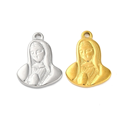 201 подвески из нержавеющей стали, очарование девы марии, религия