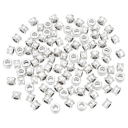 100шт. бусины из европейского сплава в тибетском стиле, бусины с большим отверстием, баррель