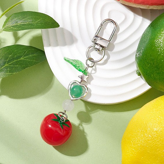 Подвеска из томатной смолы, Поворотные застежки из сплава, подвески для украшений сумок