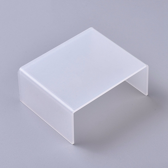 Acrylic Risers Display, U-Shape Jewelry Display Holder, for Jewelry Display Store Fixture Table Decorations