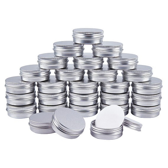 Алюминиевый ящик, с винтовой крышкой, круглые