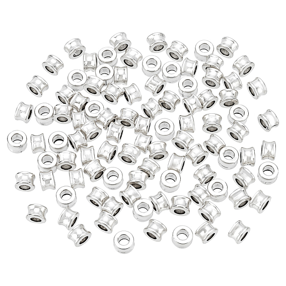 100шт. бусины из европейского сплава в тибетском стиле, бусины с большим отверстием, баррель