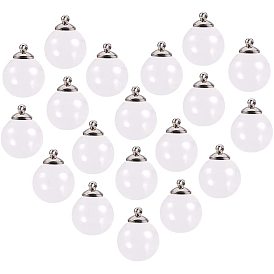 Поделки кулон решений, со стеклянными шариками, медные поручни и круглые бусины из дутого стекла ручной работы, для племенного изготовления серьги или ремесел