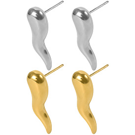 Чили 304 серьги-гвоздики из нержавеющей стали