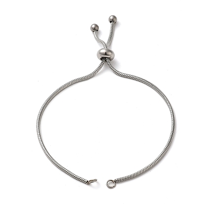 Recubrimiento al vacío de PVD ajustable 304 Fabricación de pulseras de acero inoxidable, pulseras deslizantes