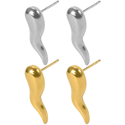 Чили 304 серьги-гвоздики из нержавеющей стали