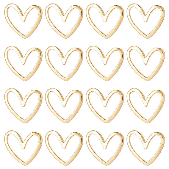 30 латунные соединительные кольца шт., долговечный, сердце