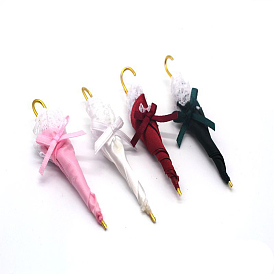 Cloth Mini Umbrella Rain Gear, Doll Making Supplies, for American Girl Doll Dollhouse Accessories