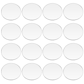 30шт прозрачный круг, многоразовые подставки для тортов для демонстрации, плоско-круглые