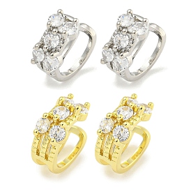 Серьги-манжеты из циркония, для женщин