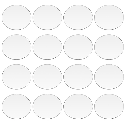 30шт прозрачный круг, многоразовые подставки для тортов для демонстрации, плоско-круглые