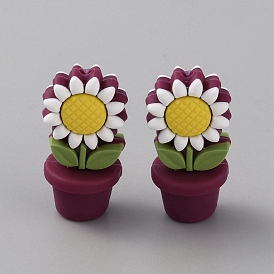 Горшок для цветов подсолнечника пищевые экологически чистые силиконовые бусины