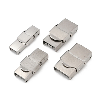 304 нержавеющей стали смотреть группы застежками, прямоугольные, гладкая поверхность