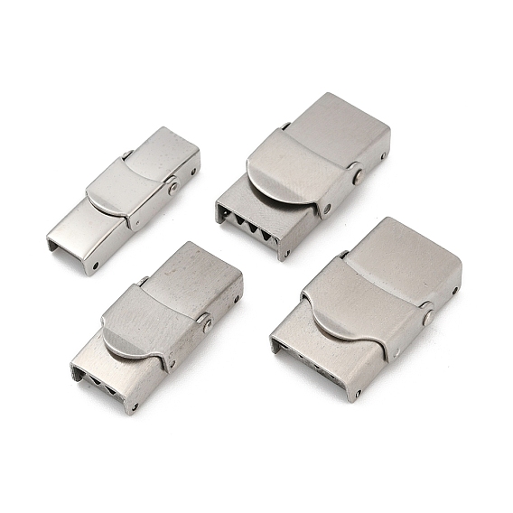 304 нержавеющей стали смотреть группы застежками, прямоугольные, гладкая поверхность