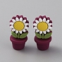 Горшок для цветов подсолнечника пищевые экологически чистые силиконовые бусины