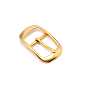Brass Men's Belt Buckles, Roller Heel Bar Buckle, Rectangle