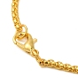 Angel Shape Rhinestone Pendant Necklace with Zinc Alloy Box Chains