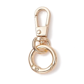 Застежками сплава поворотные, с литыми пружинными кольцами