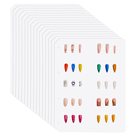 16Pcs Plastic Notebook Index Divider Sheets, Tab Divider for Binder, Rectangle