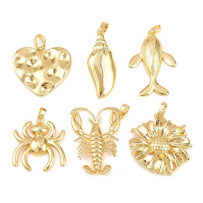 Латунные подвески, золотые