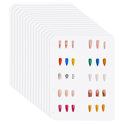 16Pcs Plastic Notebook Index Divider Sheets, Tab Divider for Binder, Rectangle