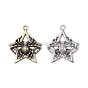 Сплавочные подвески тибетского стиля, звезда с подвеской в виде паука