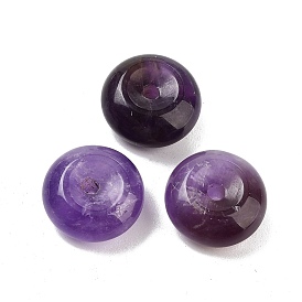 Natural Amethyst Beads, Rondelle