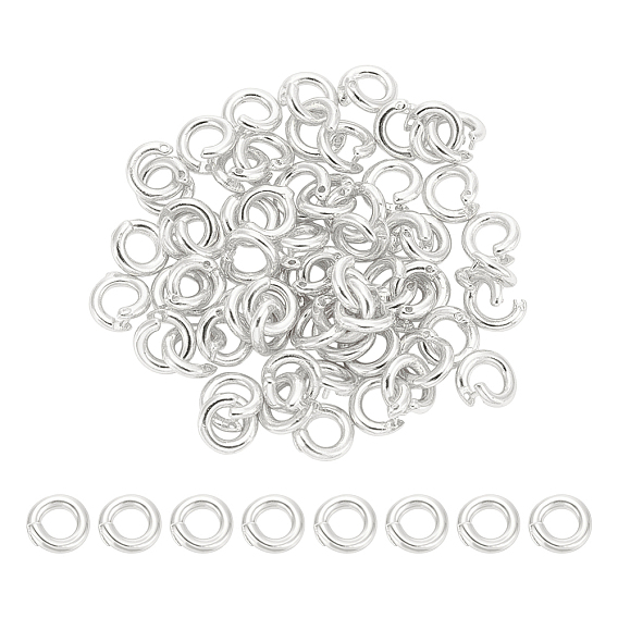 60 piezas de anillos de salto abiertos de latón, rondo