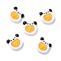 Resin Cabochons, Imitation Food, Panda Head Shaped Sushi Roll