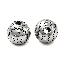 304 Stainless Steel Beads, Rondelle with Sun