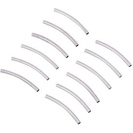 Curved Brass Tube Beads