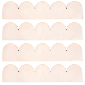 12шт. фанерная черепица для карниза, для украшения кукольных домиков