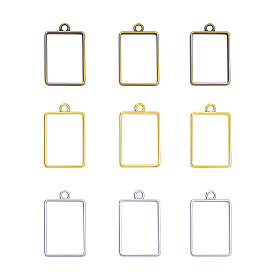 Прямоугольный сплав прямоугольной формы, для diy уф смолы, эпоксидная смола, Прессованные цветочные украшения, без свинца и без никеля 